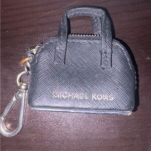 Michael Kors Black Miniature Bag Keychain
